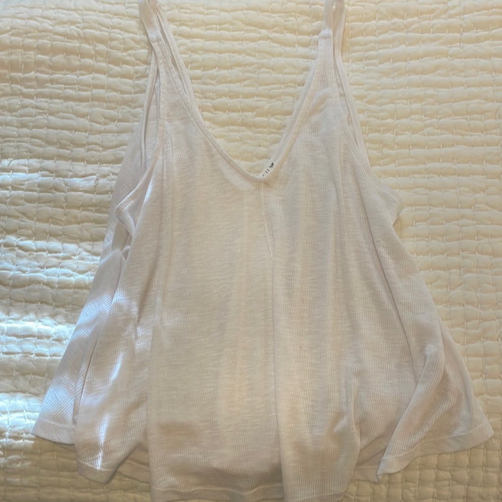 Free People White Tank Top